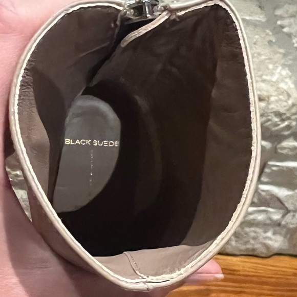 Black Suede Studio Jennifer Pointy Toe Bootie Fendi Leather, 37 EU (6.5 - 7 US) - Picture 6 of 14